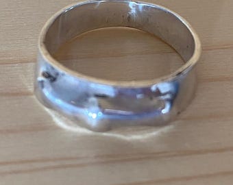 Handcrafted Sterling Silver Ring for Women – Organic Texture, Artisan Design