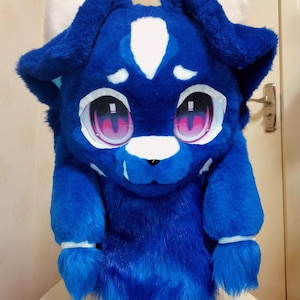 Read Desc, Double Sided Dog Premade Fursuit head