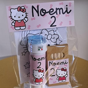 Party Gift Personalizzati Bolle + Colori mini + disegni