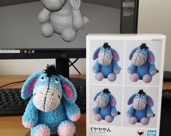 Eeyore Crochet Pattern: Winnie the Pooh Donkey Amigurumi (PDF Pattern)
