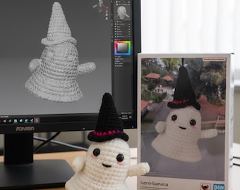 Geist Amigurumi Häkelanleitung: Halloween Spielzeug PDF Anleitung