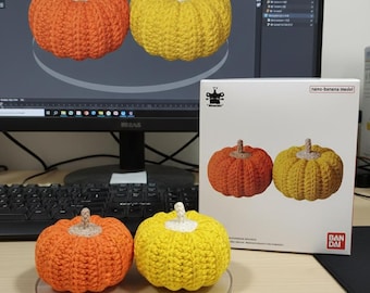 Amigurumi Pumpkin Crochet Pattern – Easy Halloween Crochet PDF Tutorial – Beginner Friendly Fall Decoration