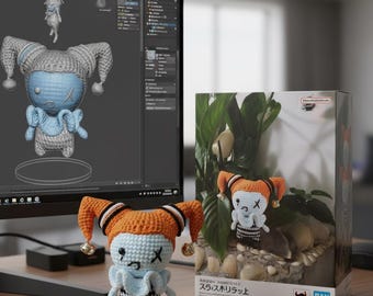 Jester Halloween Crochet Pattern PDF | Amigurumi Clown Toy Tutorial | Scary Halloween Decoration | Instant Download