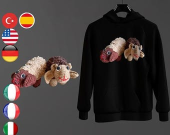Lamb Crochet Pattern: Amigurumi Sheep Plush (Free PDF Digital Download Gift)