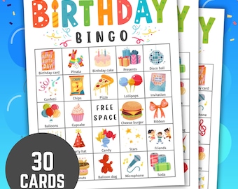 Bingo Safari Jungle – 24 Cartes + Jetons – Thème Tropical Pour Adultes – Cadeau Fête Anniversaire