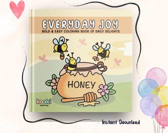 Everyday Joy Coloring Book – Calming Illustrations (PDF