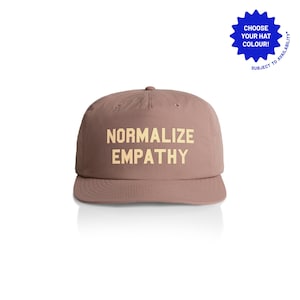 Normalisera Empathy Keps i återvunnen nylon: Anpassningsbar snapback med 5 paneler