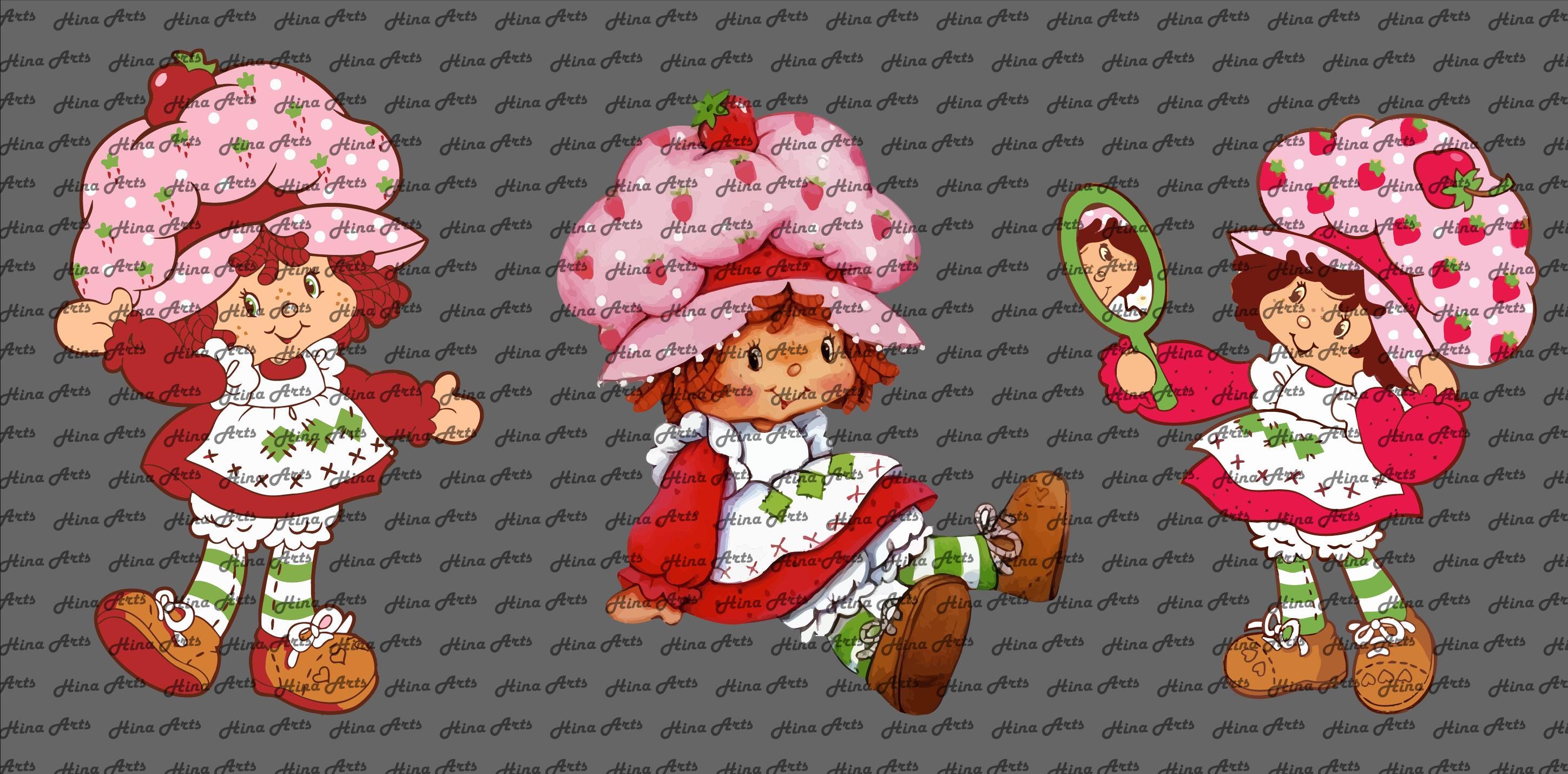 Erdbeermädchen - PNG und SVG - Sublimationsdesign