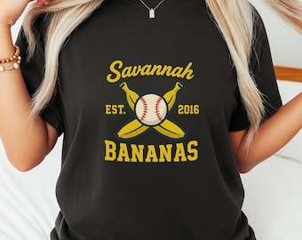 Savannah Bananas Baseball T-Shirt: Trendy Game Day Tee