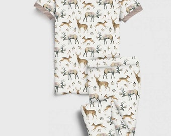 Forest Dreams - Bamboo Short Sleeve Pant Lounge Set