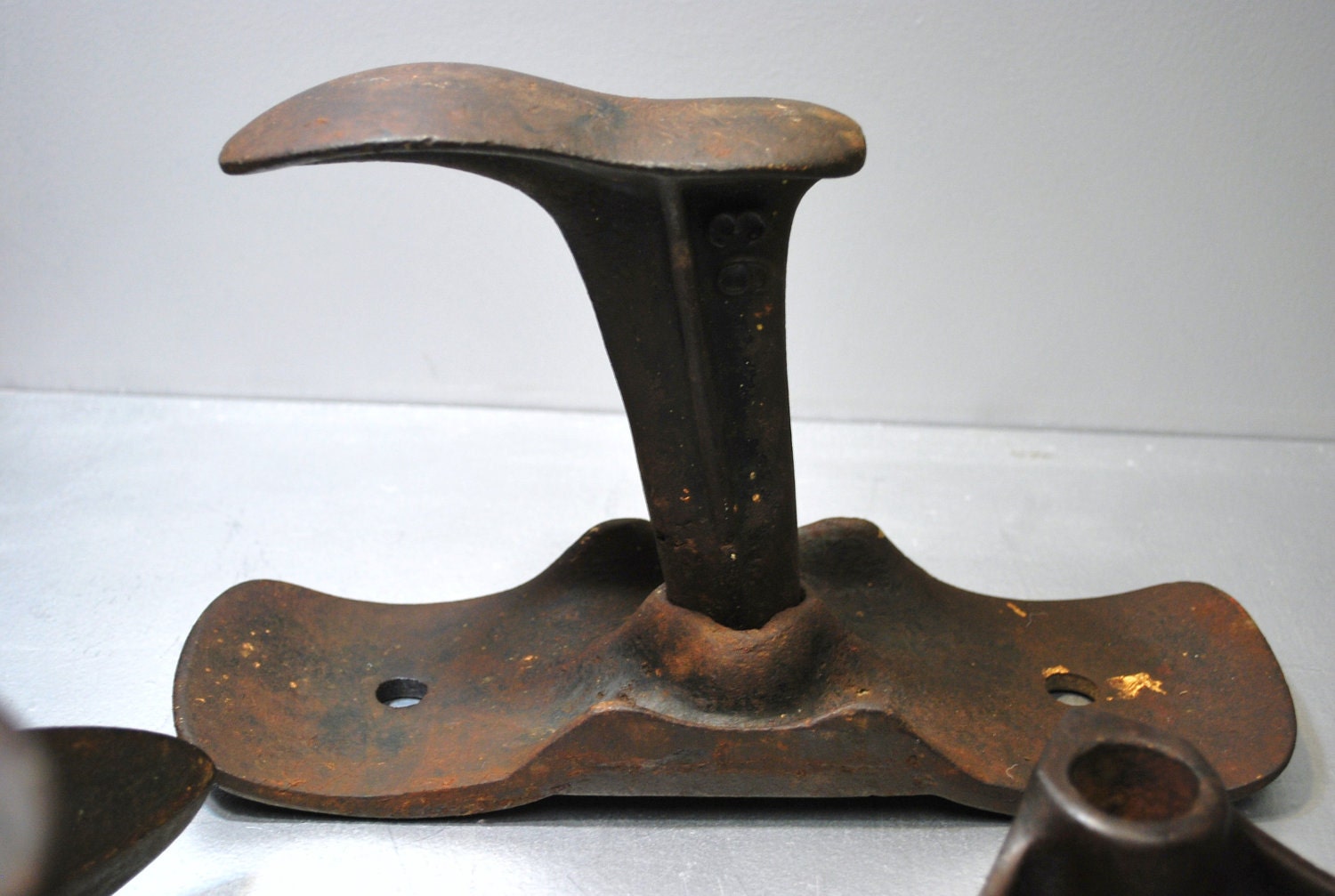 Antique Cobbler cast iron anvil shoe iron shoe stands shoe Etsy