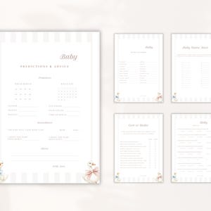 Neutral Goose Gender Reveal Party Games: Baby Shower Activity (Digital Download) GR-03 image 4