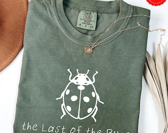 Comfort Colors® The Last of Bugs Shirt, Survival Horror Aesthetic Tee, Post Apocalyptic Nature Shirt, Retro Ladybug Graphic, Bug Lover Gift