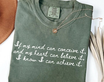 Jesse Jackson Quote Comfort Colors T-Shirt, Inspirational Tee