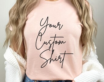 Custom Personalized T-Shirt with Name or Message - Perfect Gift for Birthdays, Anniversaries, Weddings, and Special Occasions