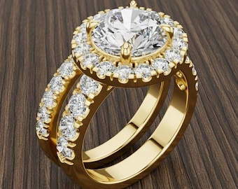 Cubic Zirconia 925 Sterling Silver Plated Solitaire Ring: Round Cluster Engagement Ring