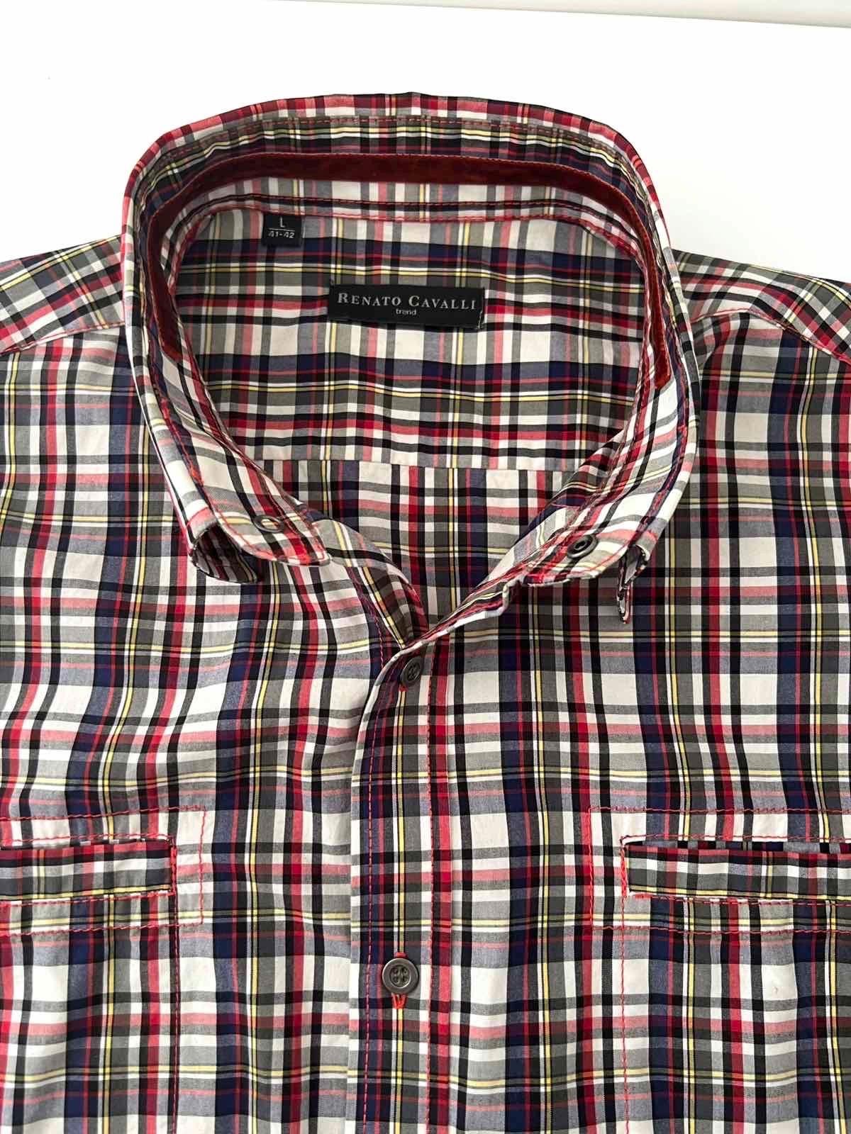 cavalli dress shirts Roberto Cavalli Slim Fit Black Embroidered Logo Dress Shirt Sz: 17.5 NWT