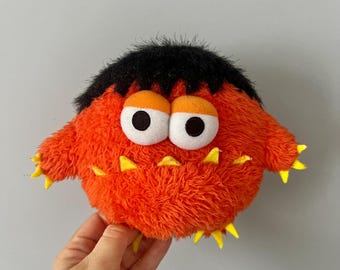 Ryan’s World Moe the Orange Monster Plush Toy • 14 cm •  Soft Stuffed YouTube Character • Cute Monster Plush
