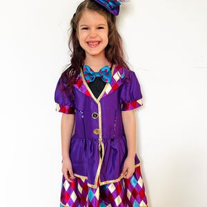 purple alice in wonderland dress Alice In Wonderland Dark Purple And Teal Pattern Alice In Wonderland (2010) A-Line Dress by digitalvintage