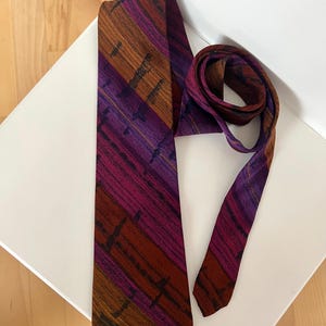 Luxury colectible tie from Altea brand | Vintage 80s silk necktie | Italian retro silk tie | wedding tie | festive tie | gift for him