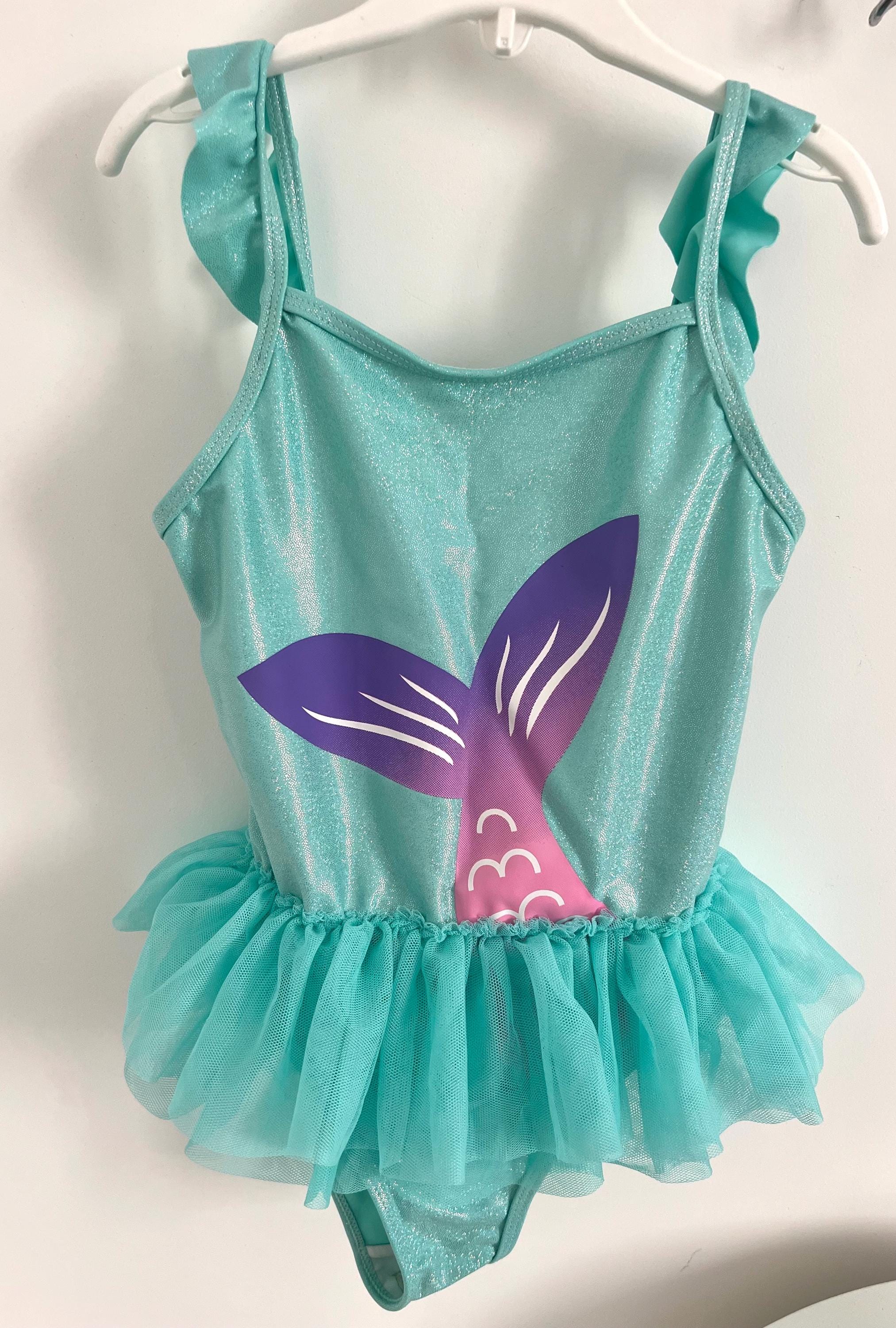 6-7 Years one-piece girl swimsuit | baby swimsuit | bathing swimsuit | Primark swimwear | Vintage swimwear | girl bikini |Mermaid swimwear