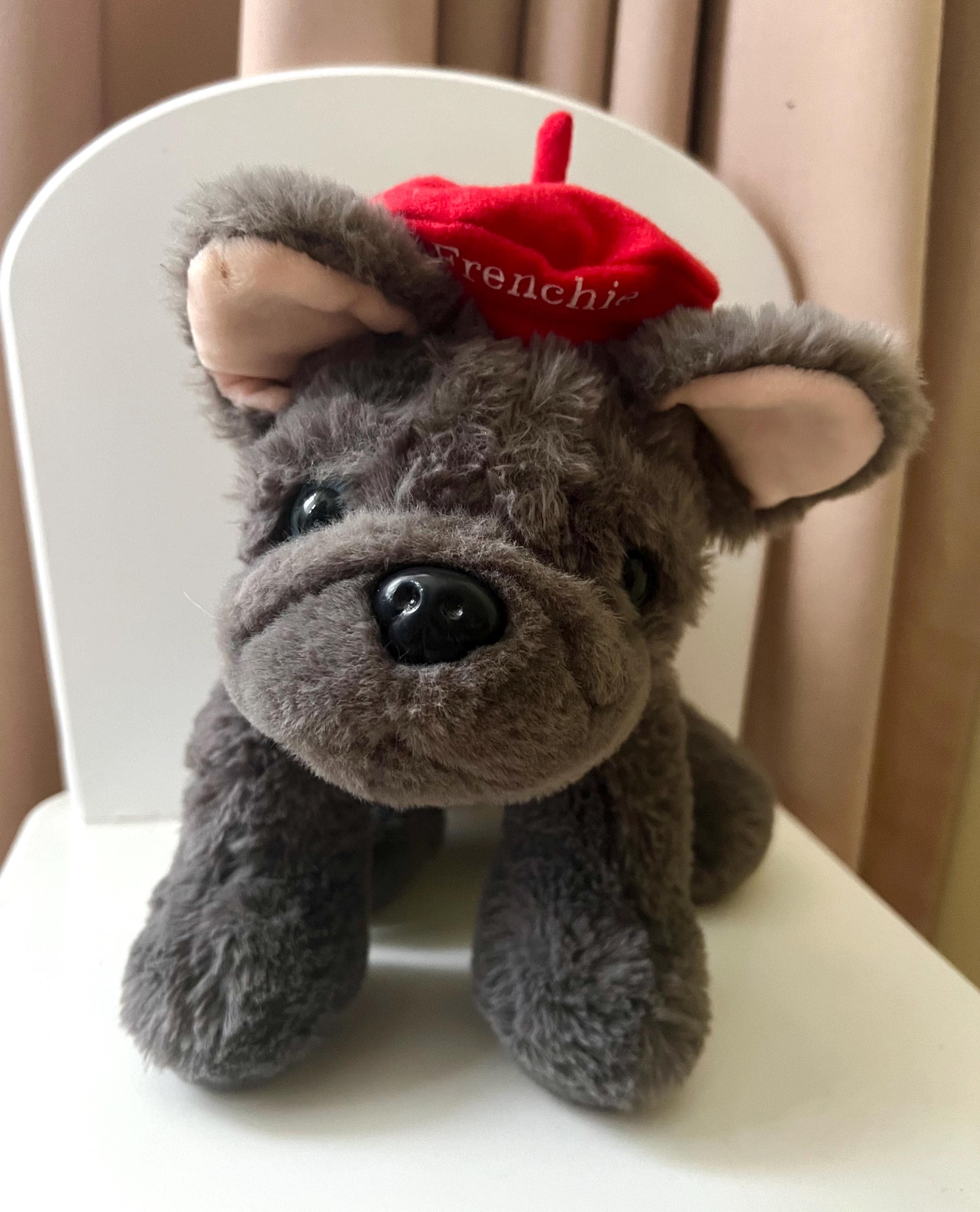 Vintage plush bulldog - Etsy 日本