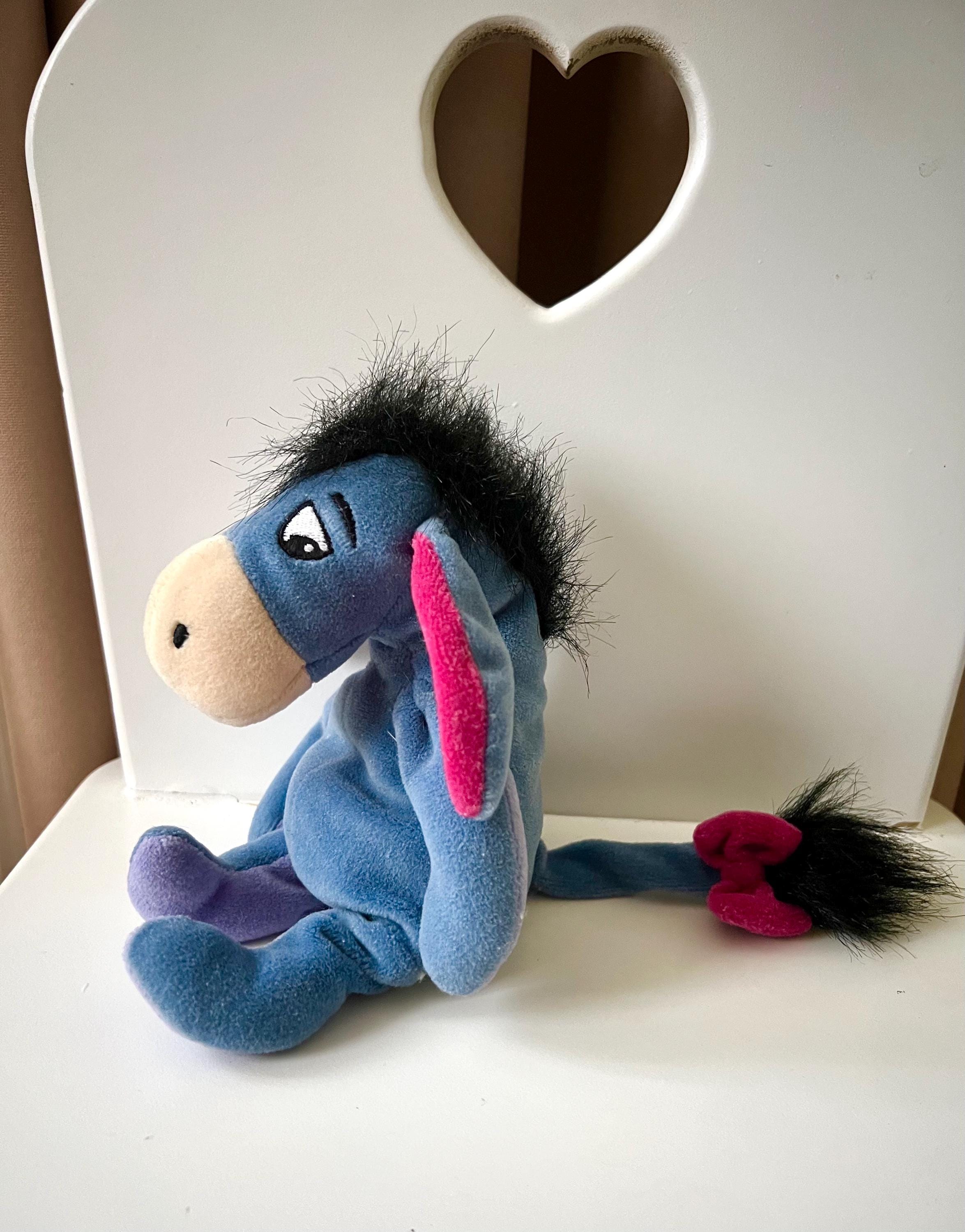ヴィンテージ ディズニー イーヨー ぬいぐるみ ロバ 23 cm ブルー 