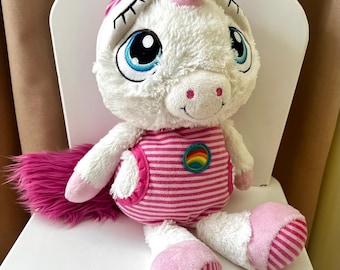 Peluche cappello da notte Fyala unicorno NICI • 38 cm • Collezione Schlafmützen • Peluche della buonanotte • Idea regalo per bambini