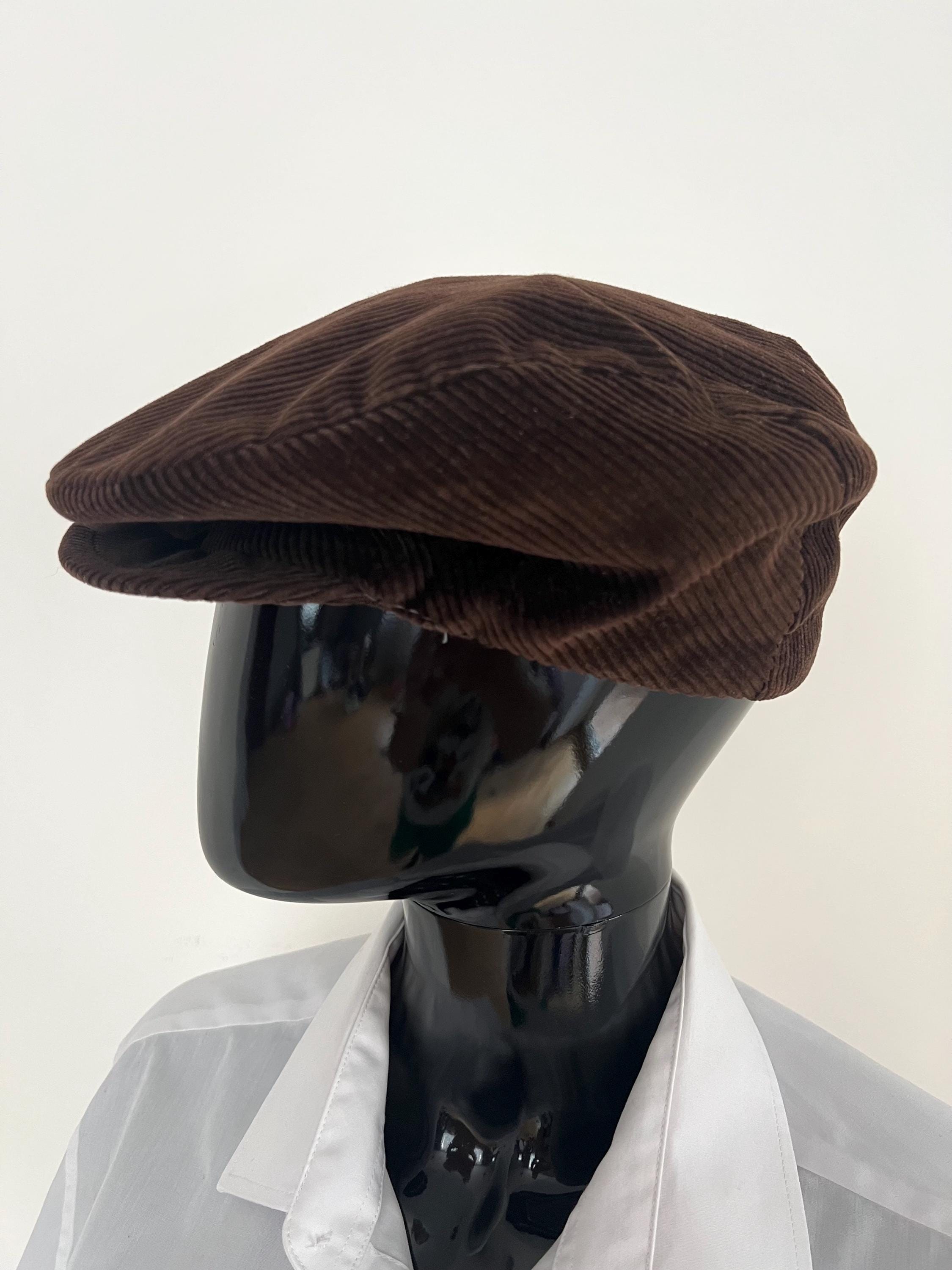 Flat Cap Brown Vintage Hat Vintage Italian Piccadilly Brown