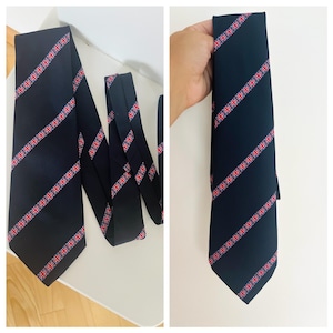 Vintage Union Jack Tie – British Flag Necktie – Navy Blue Novelty Patriotic Tie – 9 cm Wide - collectible tie - gift for him