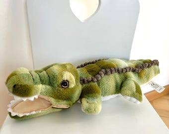 Plush Alligator Toy 61 cm – Soft Stuffed Animal with Teeth – Realistic Crocodile Gift for Kids - Cuddle toy - Toddler plush big toy