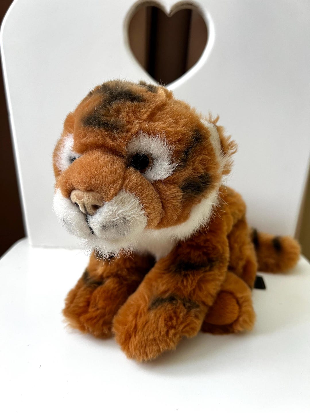 Realistic Vintage Plush Tiger Cub by Aurora • Recycled Materials