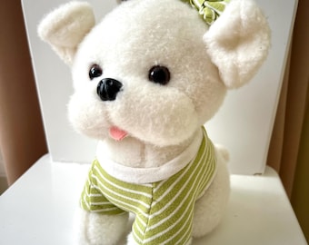 サンエックス ぶるぶるホワイトドッグ ぬいぐるみ – 4インチ