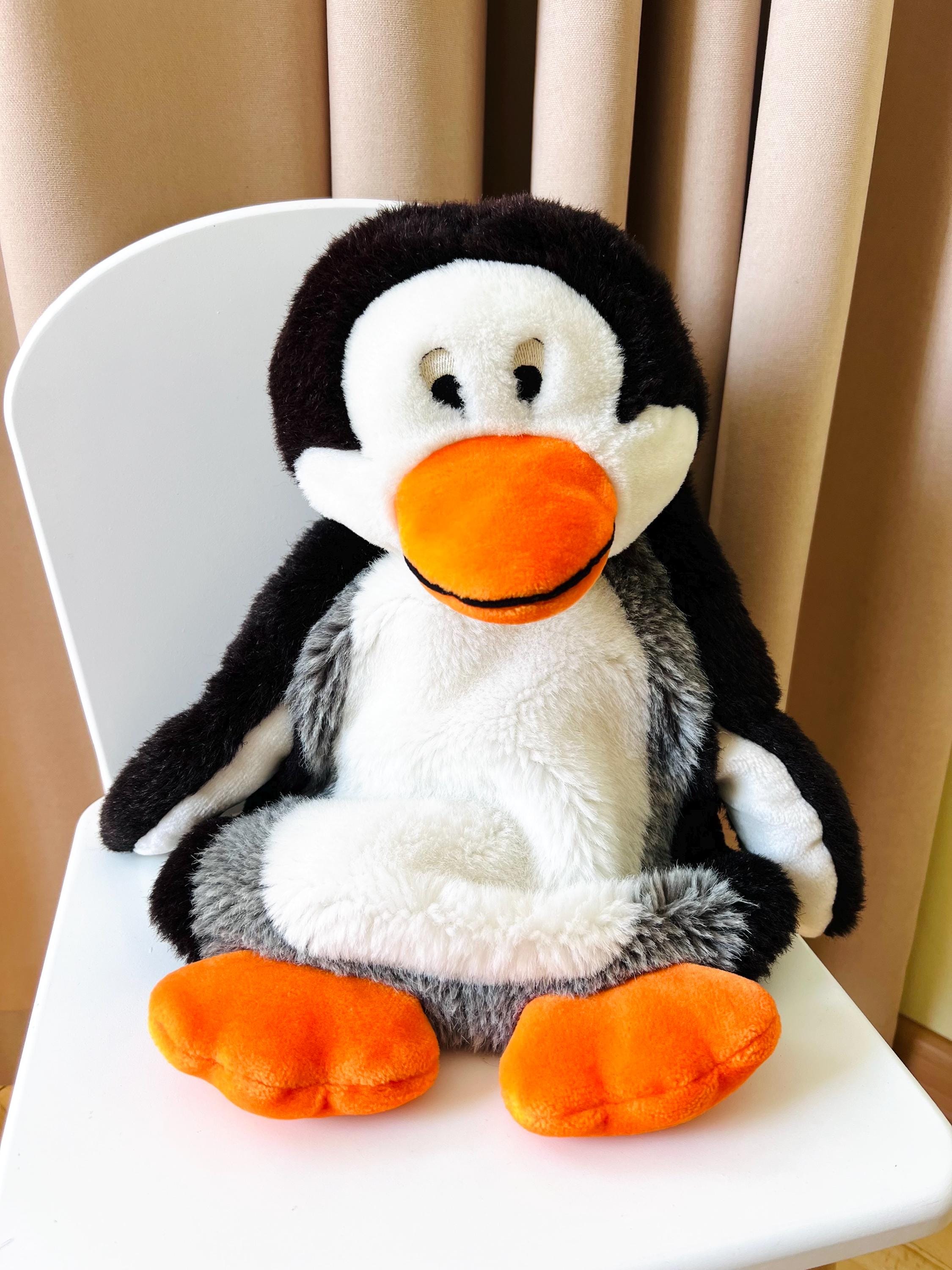 Plush Penguin Toy With Hidden Pocket – Soft Stuffed Animal With
