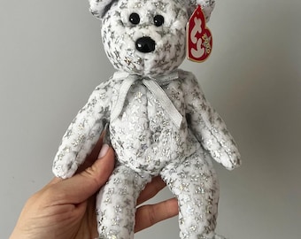 Peluche Ty Beanie Baby “El Oso del Comienzo”, Edición del Milenio (2000) • Artículo coleccionable descatalogado de TY Beanie