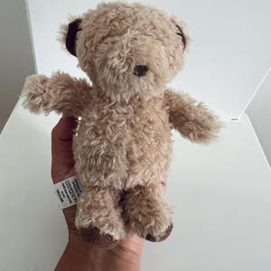 plush teddy bear stuffed vintage toy George newborn toy toddler gift cute plush toy