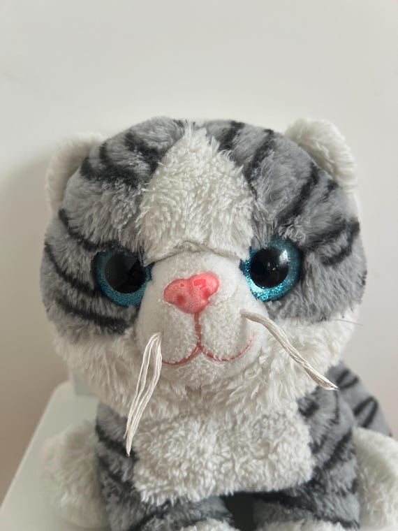 最終価格ヴィンテージ　猫　ぬいぐるみ ヴィンテージ 1990 年代 ぬいぐるみ猫 ぬいぐるみ猫 柔らかい