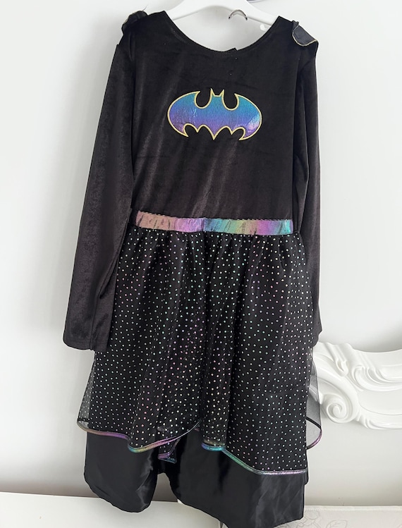 Batgirl Cosplay Costume| 10-12 Years | Halloween Costume | Superhero Dress  | Batman Girl Costume | Sparkle Cosplay Dress | Batgirl Dress - Etsy