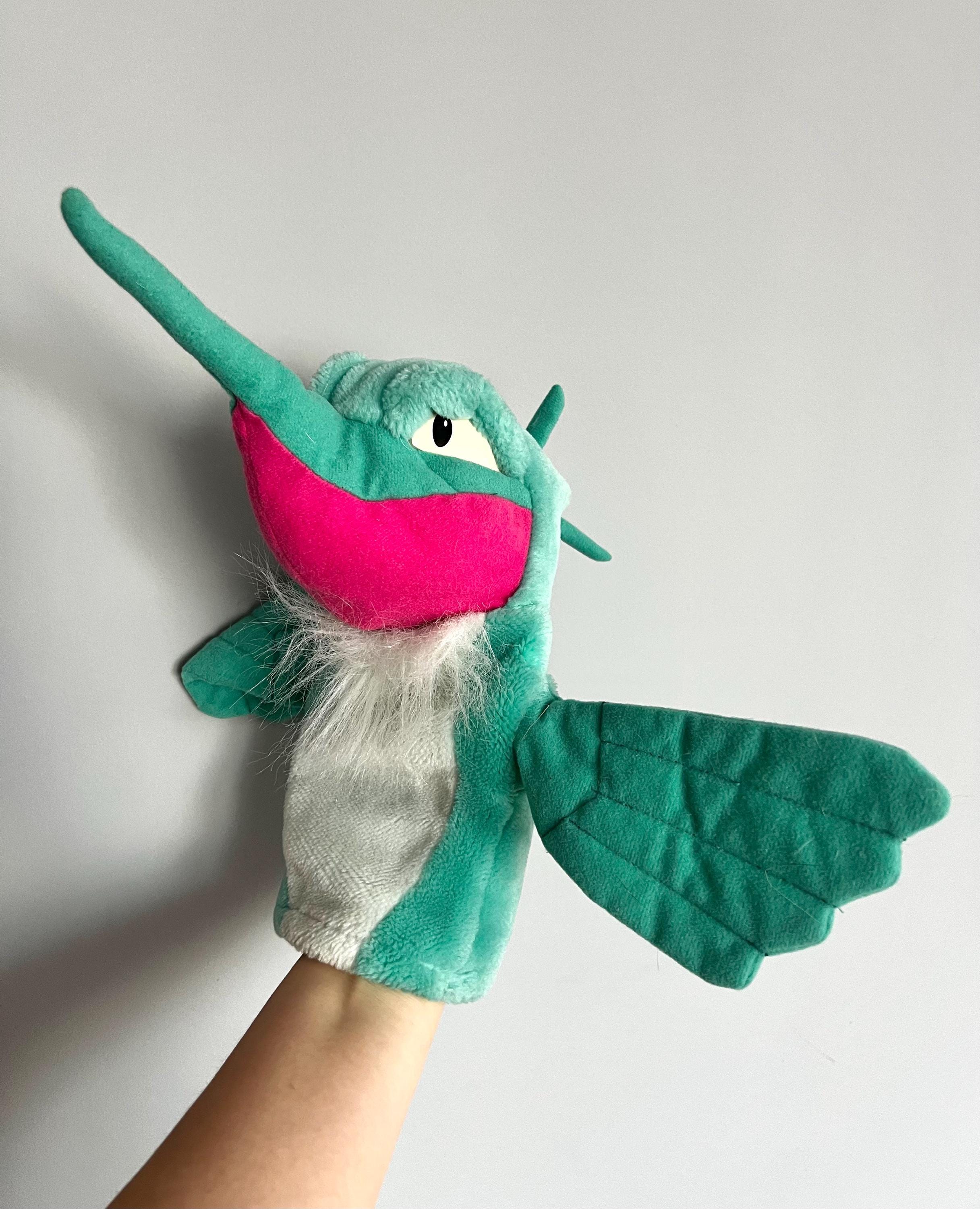 Hummingbird Finger Vintage 1995 Mattel Disney Pocahontas Flit Finger Puppet Plush ...