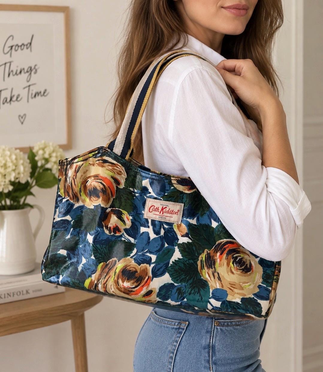 Kathy Mom オーキドバッグ 花柄 H38×W22×D13cm Cath Kidston Bag - Etsy