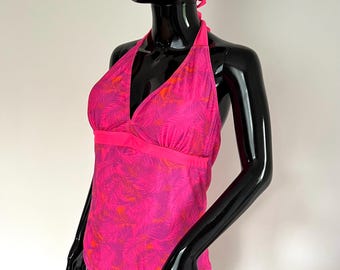 One-piece women Swimsuit | Size Xl - 2 Xl US 16 | Vintage swimwear | Regatta Swimsuit | Retro swimsuit  | Beachwear Bathing suit 1990's