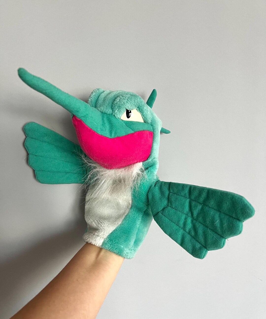 Hummingbird Finger Vintage 1995 Mattel Disney Pocahontas Flit Finger Puppet Plush ...