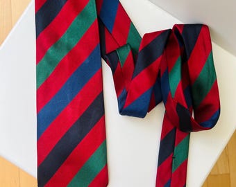Marks and Spencer silk tie | Vintage English tie | Christmas tie | holiday necktie | festive tie | collectible tie | men gift | gift for him