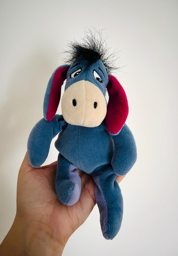ヴィンテージ ディズニー イーヨー ぬいぐるみ ロバ 23 cm ブルー