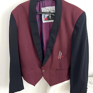 80s Cropped Suit Jacket Men - Etsy