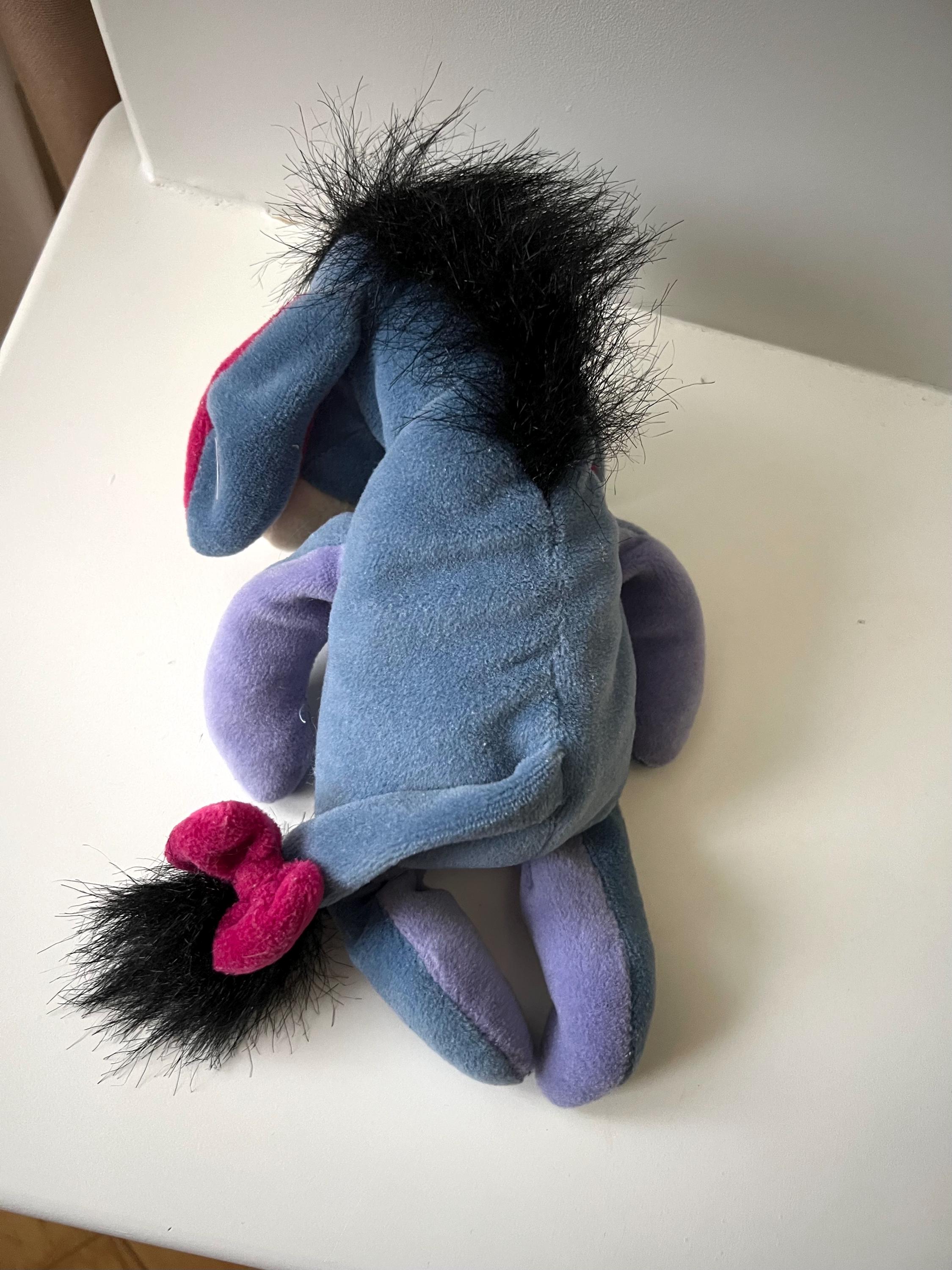 ヴィンテージ ディズニー イーヨー ぬいぐるみ ロバ 23 cm ブルー 