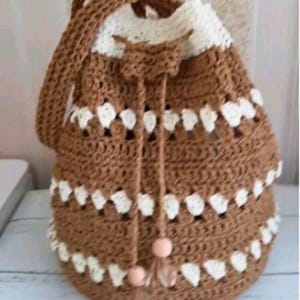 Crochet Raffia Bag Pattern – Easy Crochet Pattern -Summer Bucket Bag Handmade Bag- PDF Tutorial – Digital Download