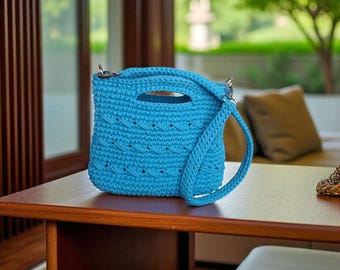 Crochet Tote Bag Pattern PDF + Video Tutorial – Simple DIY Bag for Beginners
