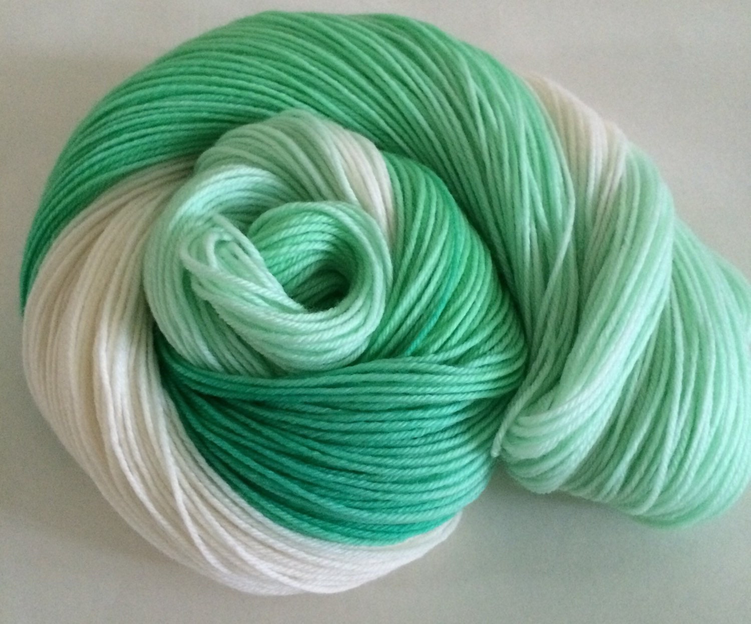 Dyed to Order Sea Glass Hand Dyed Yarn Etsy