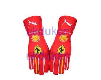 Guantes Charles Leclerc 2024 F1 Guantes de karting Guantes de simulación de carreras